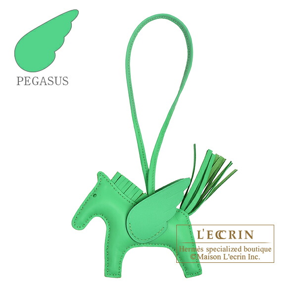 新品未使用　HERMES エルメス　ロデオチャーム　PM セサミ　ブラック　ナタ HERMES - 値下げ！エルメス ペガサス ロデオ PM チャーム セサミ