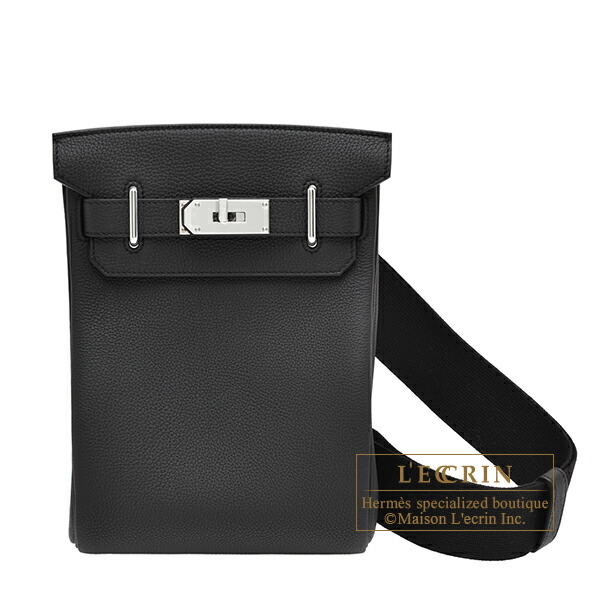 エルメス　アッカドPM　ブラック　トゴ　シルバー金具　 HERMES　Hac a Dos PM　Black　Togo leather　Silver hardware