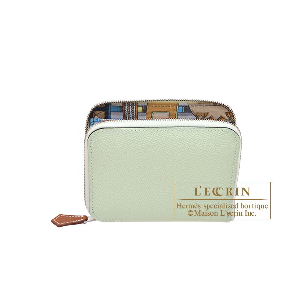 上質感【Hermes】シルクイン コンパクト ウォレット Etoupe 楽天市場】エルメス HERMES ミニ財布 シルクインコンパクト 二