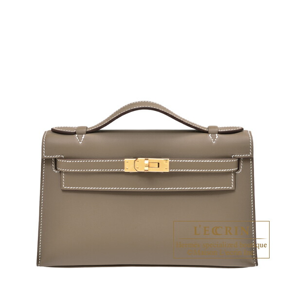 楽天市場】エルメス ポシェットケリー パーソナル クロ×クレ スイフト