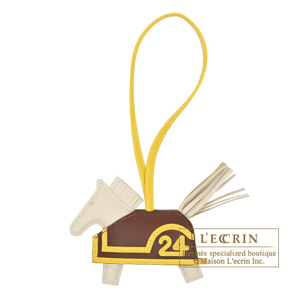 楽天市場】エルメス ロデオ ロベオクール PM チャーム クレ×ジョーヌ