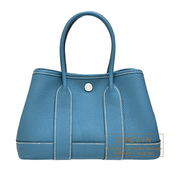 エルメス ネオガーデン23 ニューブルージーン トゴ シルバー金具 HERMES Neo Garden bag 23 New blue jean Togo leather Silver hardware|西麻布レクラン