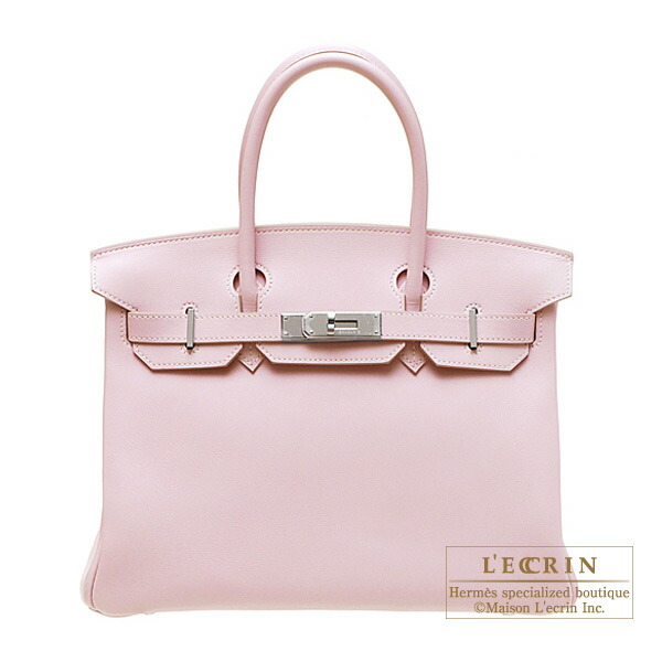 楽天市場 エルメス バーキン30 ローズドラジェ スイフト シルバー金具 Hermes Birkin Bag 30 Rose Dragee Swift Leather Silver Hardware 西麻布レクラン