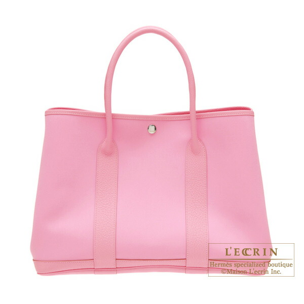 Lecrin Boutique Tokyo Hermes Garden Party Bag Pm Pink Cotton