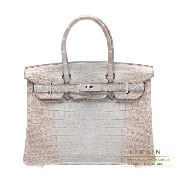 Lecrin Boutique Tokyo | Rakuten Global Market: Hermes Birkin bag 30 Himalaya gray Matt niloticus ...