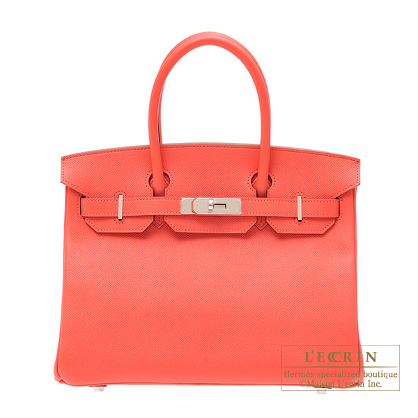 Lecrin Boutique Tokyo: Hermes Birkin bag 30 Rose jaipur Epsom leather Silver hardware | Rakuten ...