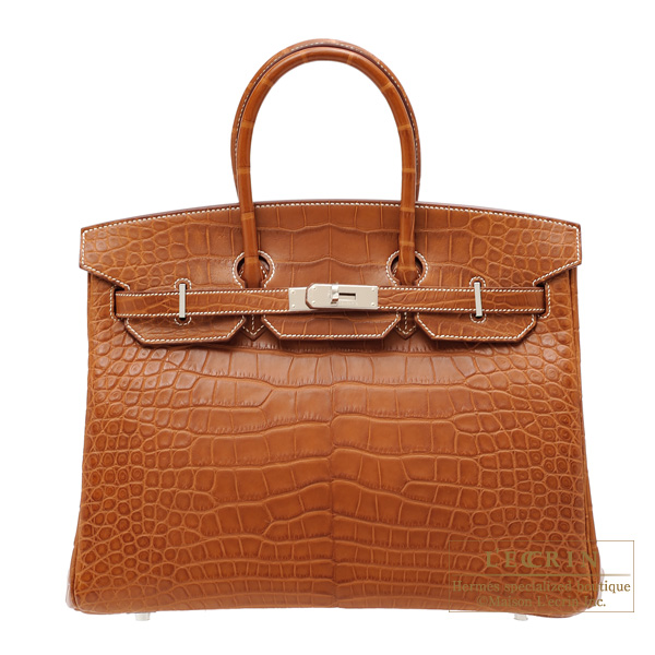 Lecrin Boutique Tokyo | Rakuten Global Market: Hermes Birkin bag 35 Fauve Alligator barenia ...