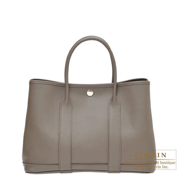 Lecrin Boutique Tokyo Hermes Garden Party Bag Tpm Etain Epsom