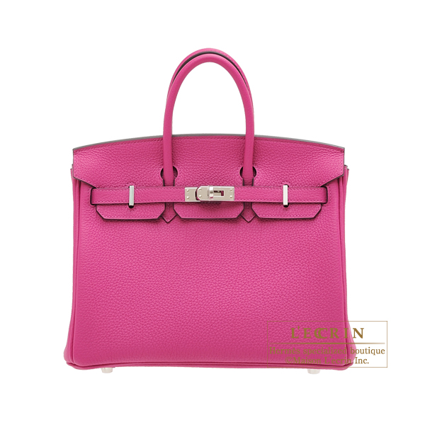 Lecrin Boutique Tokyo: Hermes Birkin bag 25 Rose purple Togo leather Silver hardware | Rakuten ...