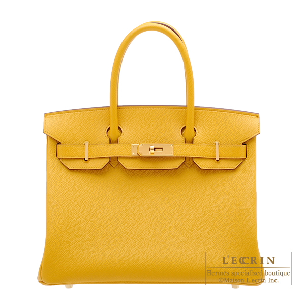 Lecrin Boutique Tokyo: HERMES Birkin bag 30 Jaune ambre Epsom leather Gold hardware | Rakuten ...