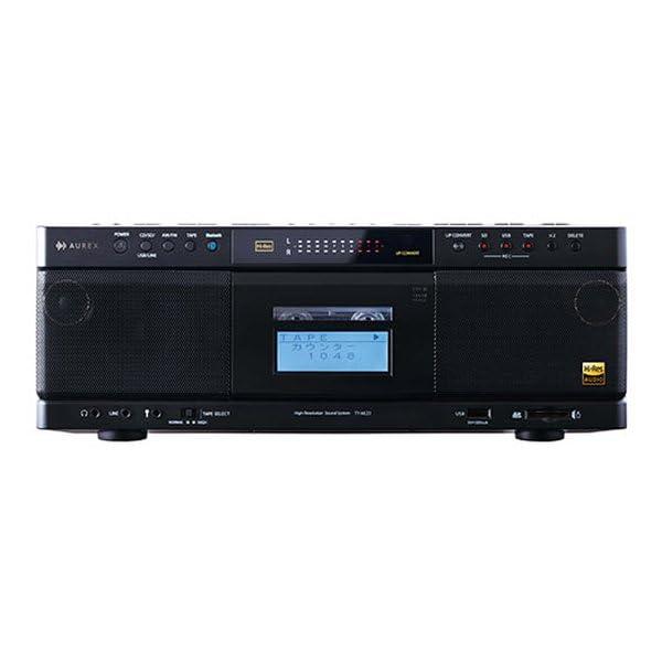 TY-AK21-K(ブラック) AUREX ハイレゾ対応SD/USB/CDラジオカセットレコーダー|メゾンクローバー