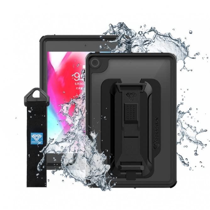 [ARMOR-X] iPad mini (5th)用ケース IP68 Waterproof Case with Hand Strap ブラック MXS-IPAD-M5