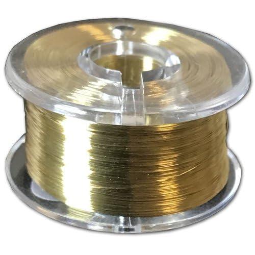 黄銅線 真鍮線 0.3mm 10m (Cu65-68％, Zn33-35%, Pb0.03％以下, 100ミクロン) brasswire-00300-010