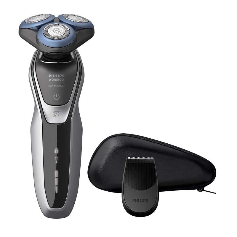 フィリップス Norelco 6500 電気カミソリ 行きちがい押しとどめる上塗り付き添い人