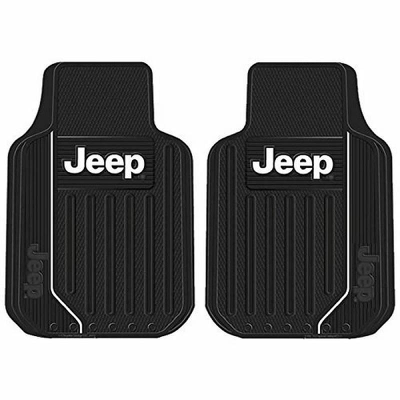 ジープ Jeep 汎用ラバーフロアマット フロント ラングラー チェロキー パトリオット