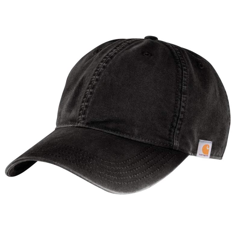 (カーハート)CARHARTT カーハート CARHARTT コットン キャンバス キャップ ブラック FREE 約56.5-60.5cm（サイズ調整可能）