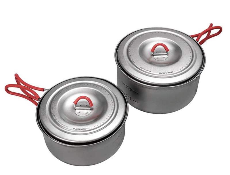 エバニュー(EVERNEW) Ti U.L. Pot set 600+900 ECA535｜メゾンクローバー