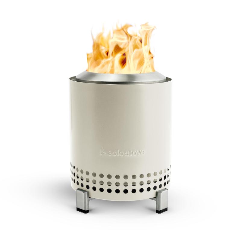 Solo Stove スタンド付き卓上ファイヤーピット |都市および郊外向けの低煙屋外ミニ火災 |ペレットまたは木材を燃料とする、安全な燃焼、ステンレス鋼、トラベルバッグ付き、6.9 x 5.1インチ、