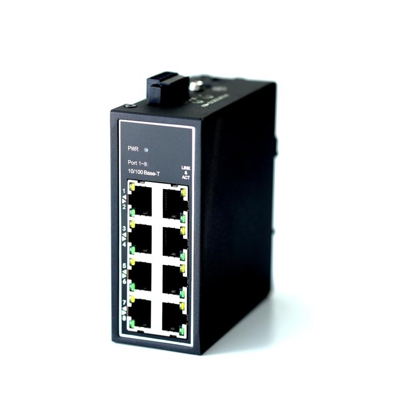WIWAV WDH-8ET-DC 業務用・産業用8ポートイーサネット スイッチングハブ 広範囲動作温度対応(-30~+75°C) 超小型/DIN/金属筐体/IP30/UL認証 11,391円
