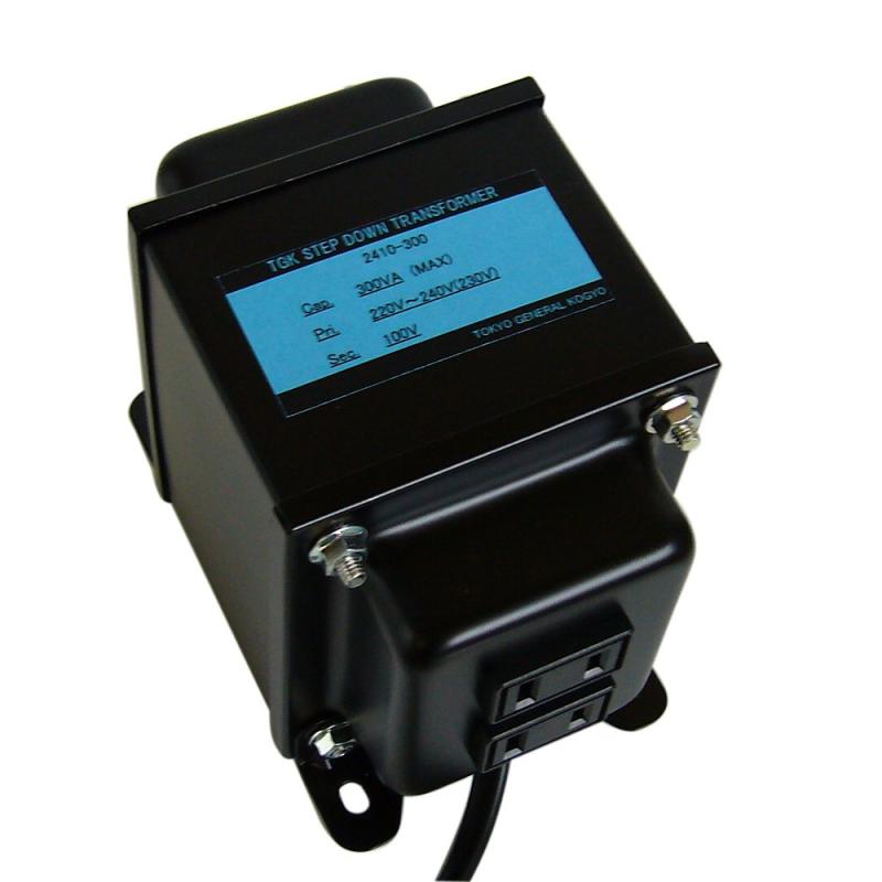 変圧器工房 日本製 変圧器 ステップダウントランス 300W 220~240V→100V 欧州・中東・中国向け 2410-300 (海外滞在用)|メゾンクローバー