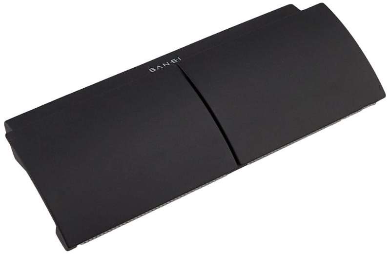 SANEI ダブルぺーパーホルダー 片手でペーパーカット ペーパーを2個収納 ホワイト
