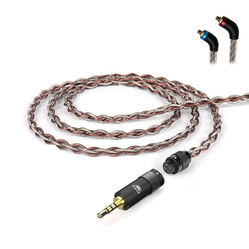 楽天市場】AS500 リケーブル MMCX イヤホンケーブル 4芯 OFC 交換可能