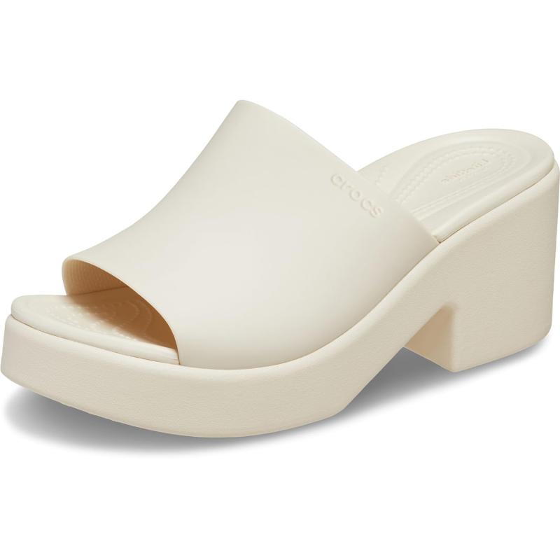 Crocs レディース ブルックリン スライド ヒールサンダル