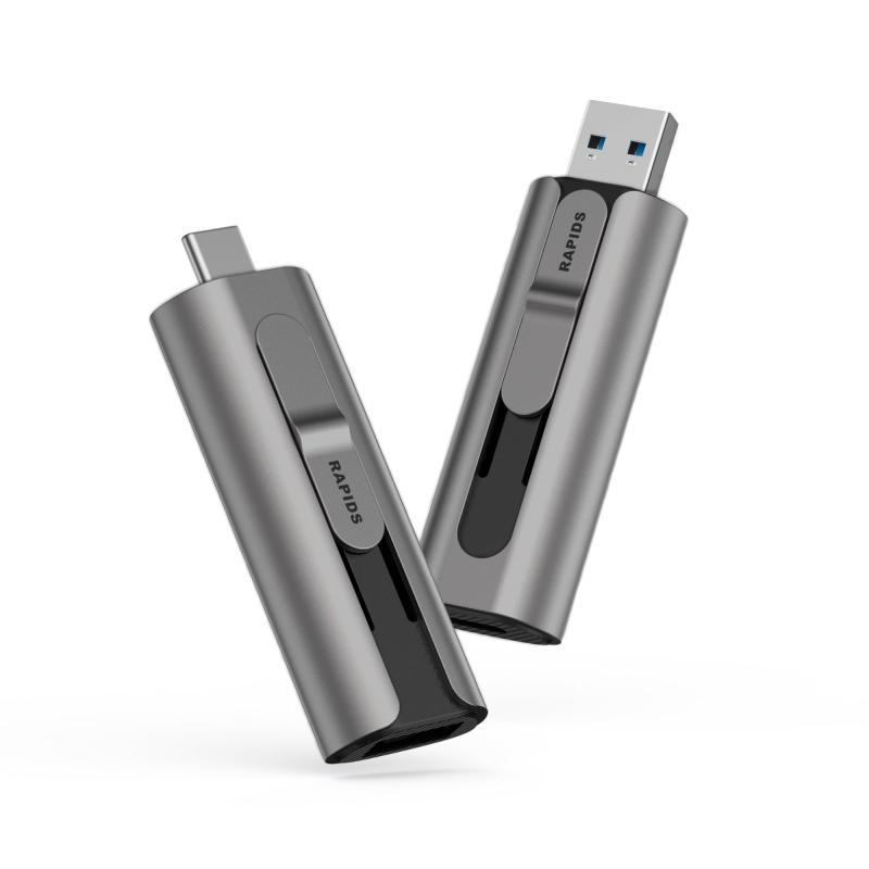 HIKSEMI 外付SSD 携帯型SSD type-C type-A 両相応う 小型突っ支い棒手合い 横すべり納める能力のある