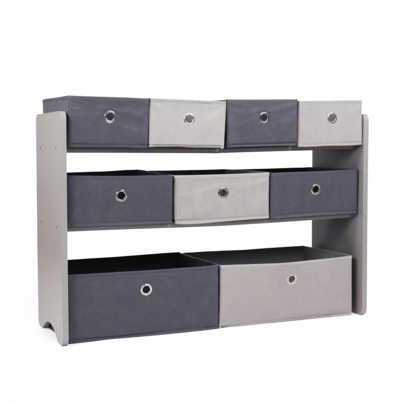 Humble Crew Kids Toy Storage Organizer with 9 Collapsible Fabric Storage Bins|メゾンクローバー