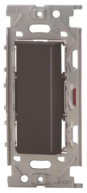 神保電器/NKW3路ガイド・チェックランプ付きスイッチセット シングル ソフトブラック(SB) NKW01013｜メゾンクローバー