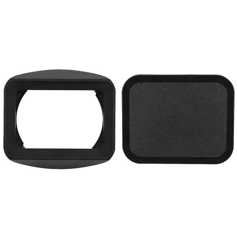 Haoge LH-S24B バヨネットメタルスクエアレンズフードシェード と ャップ for ソニー Sony FE 24mm F1.4 GM SEL24F14GM レンズ
