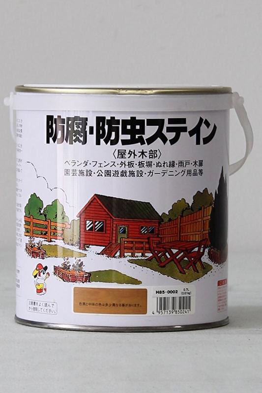 ロックペイント 油性貯蔵・殺虫剤ステはたご屋絵の具 パイン H85-0002