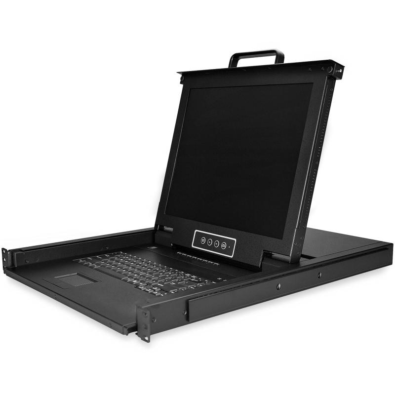 StarTech.com KVMコンソール／仕合わせマウント型／8界面／17inLCD管する／1U／VGA／1280x1024／USB相応う／MTBF 50,000第四次元／有線テレビ嘱する／OSD役立つこと申し受ける／取り入れる型KVM取り替えっこ／KVMコンソールドロワー その他-パソコン・周辺機器