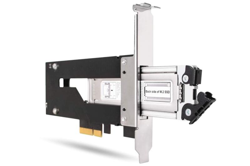 ICYDOCK ToughArmor M.2 NVMe SSD 搭載用 リムーバブル式 変換アダプタ PCIe 4.0 x 4対応 最大64Gbps 工具不要トレイ設計 | MB840M2P-B|メゾンクローバー