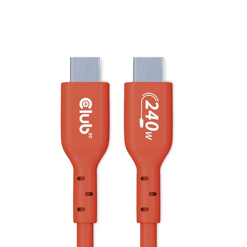Club 3D USB2.0 Type C 双方向有線テレビ 480Mbps PD 240W(48V/5A) EPR 雄/雄 2m (CAC-1573)