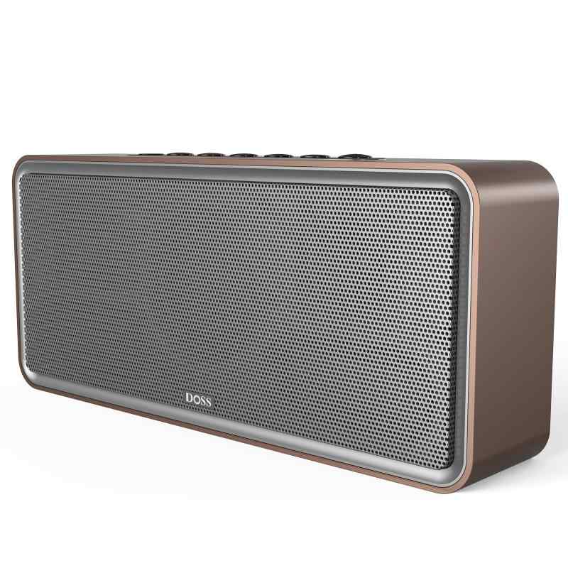 DOSS Extreme Boom Pro D100 Bluetoothスピーカー 70W 大音量 ワイヤレス ポータブル ブルートゥース スピーカー IPX6防水 24時間再生 低音強化 TWS対応 パッシブラジエーター採用 USB-C充電 モバイルバ｜メゾンクローバー