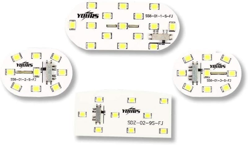 YOURS(ユアーズ) デリカミニ 専用 LED ルームランプ セット 3段階光量調整 DELICA MINI デリカ ミニ 専用設計 室内灯 明るさ 調整 専用工具付 カスタム パーツ アクセサリー ドレスアップ 三菱 MITSUB
