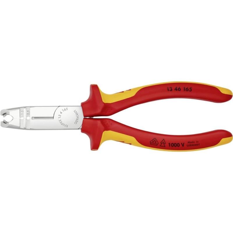 KNIPEX クニペックス 1000V絶縁マルチストリッピングプライヤー 1346-165|メゾンクローバー