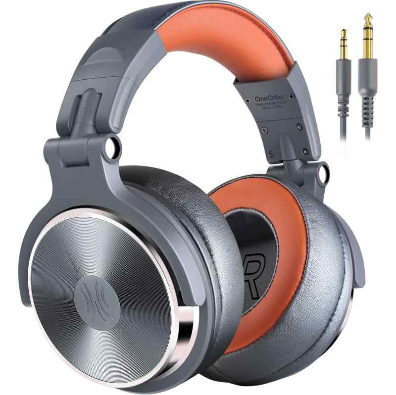 OneOdio ハイレゾ ヘッドホン 有線 50mmドライバー プロフェッショナル モニターヘッドホン DJ用 密閉型 スタジオ用/楽器練習/ミキシング/TV視聴/映画鑑賞