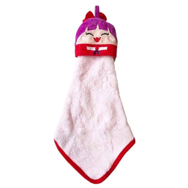 ゆる～いゲゲゲの鬼太郎 マスコット つき ハンドタオル ねこ娘画像