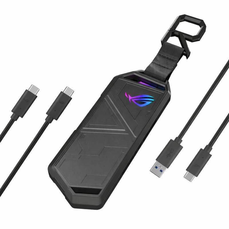 ASUS ROG Strix Arion ( SSDケース ) ドライバー 不要 USB-C to C 、 USB-C to Aケーブル サーマルパッド付属