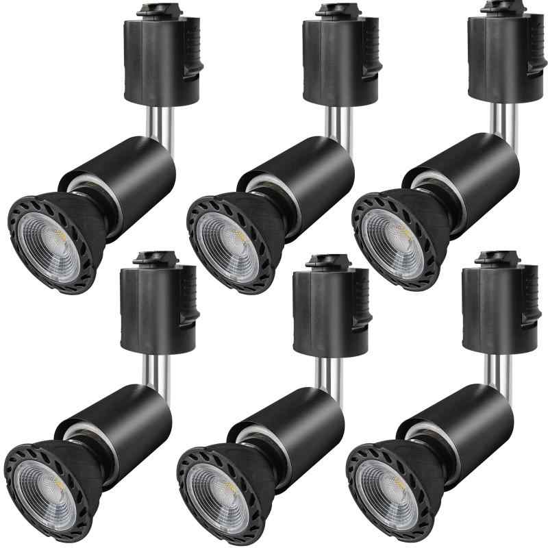 ダクトレール用スポットライト E26口金 LED電球付き 60W形相当 5.5W ライティングバー用ライト ライティングバー用器具 LEDスポットライト＋ダクトレール用器具セット