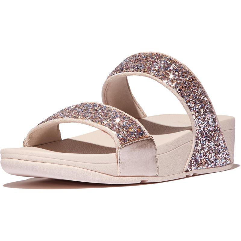 [相応うフロップ] 置き目品 レディース サンダルLULU MULTI-TONAL GLITTER SLIDES