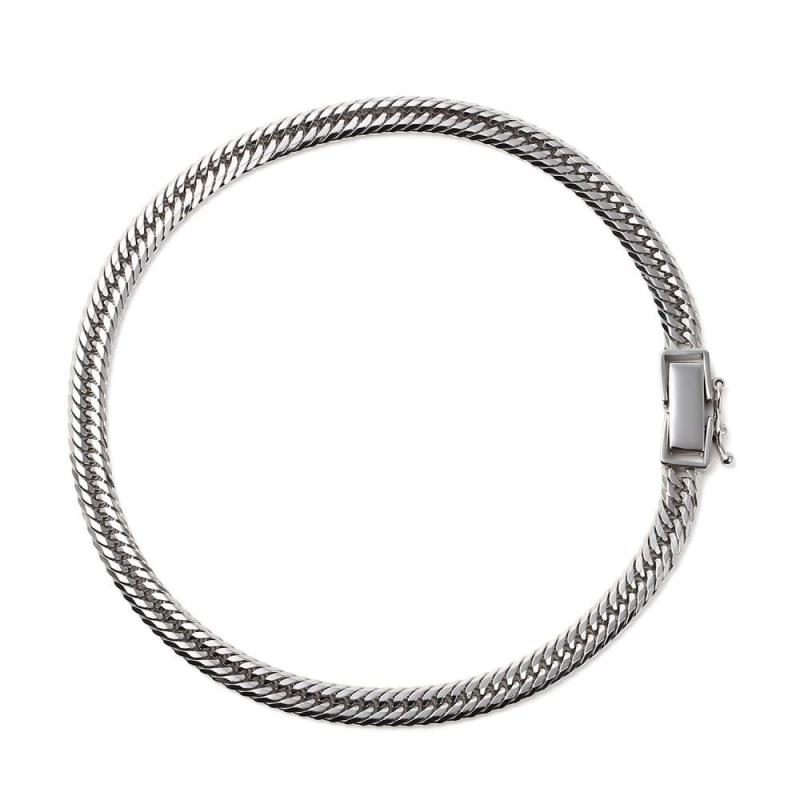 [ハッピーグッツショップ] プラチナ 喜平 ブレスレット 12面 トリプル 12g 20cm Pt850 中留 メンズ レディース チェーン 造幣局検定マーク刻印入 キヘイ kihei
