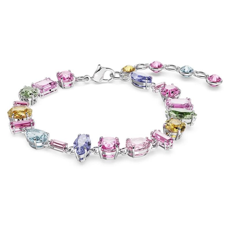 スワロフスキー Gema Crystal ブレスレット コレクション, [APPROXIMATE] 6.5 - 8.07 inches x 0.39 inches, クリスタル, クリスタル