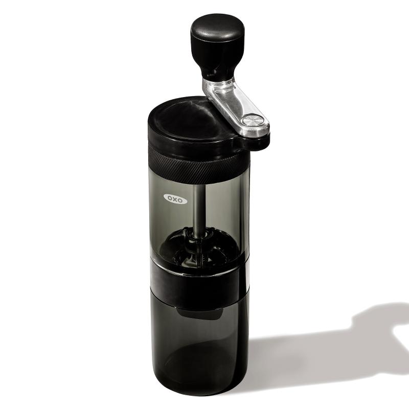 OXO オクソー コンパクト コーヒー グラインダー 手動 握りやすい グリップ 最大40g コーヒー豆 挽ける 22.8cm ブラック|メゾンクローバー