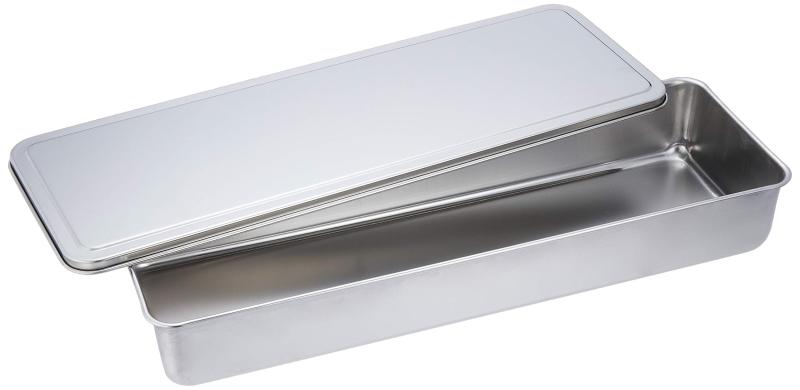 EBM 18-8 調味料入蓋付バット 435×135 中子4ヶ入れ用長