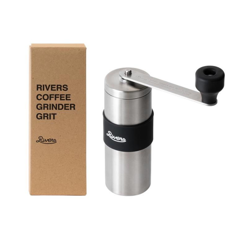 Rivers (リバーズ) コーヒーグラインダー グリット2 マットブラック/シルバー|メゾンクローバー
