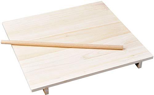 ヤマコー そば用具 桐のし板 棒付 ROLLING_PIN