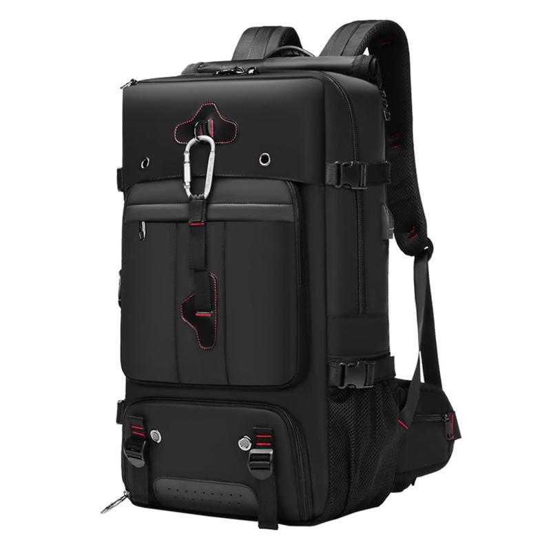 [shrradoo] 登山リュック 70L 大容量 ファスナー リュックサック バックパック 17インチPC リュックサック スクエア 防水 ハイキング用 ハイキング キャンプ アウトドア 防災 旅行｜メゾンクローバー